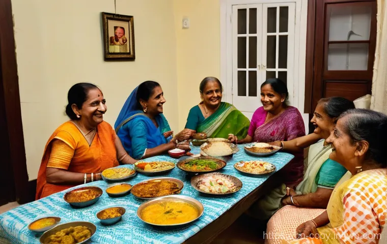 가족 요리 유산의 정신적 가치 - **Generational Joy in a Bengali Kitchen:**
    "A heartwarming and intimate scene inside a tradition...